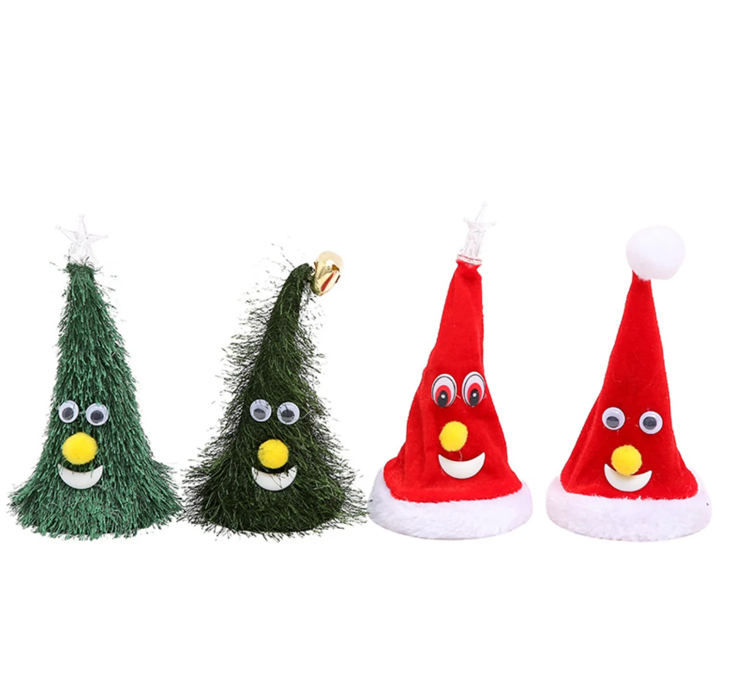 Singing Christmas Tree Hat Music Plush Cap Funny Gift