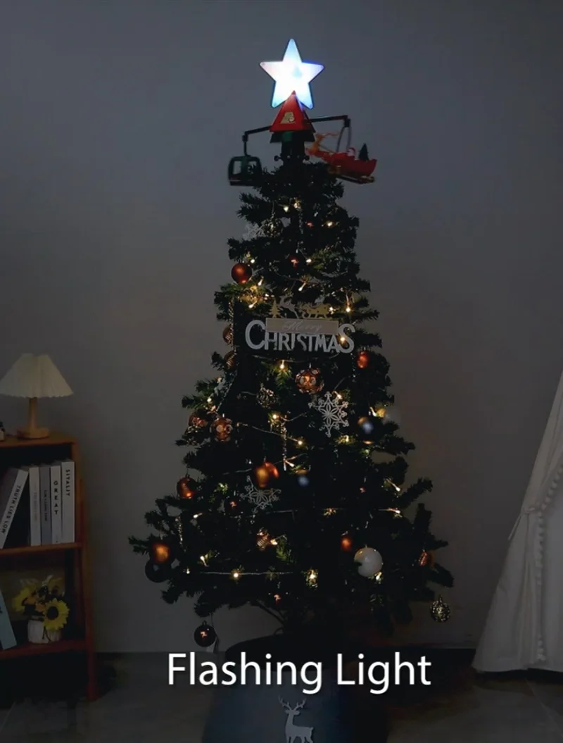 Christmas Led Tree Top Star With Music